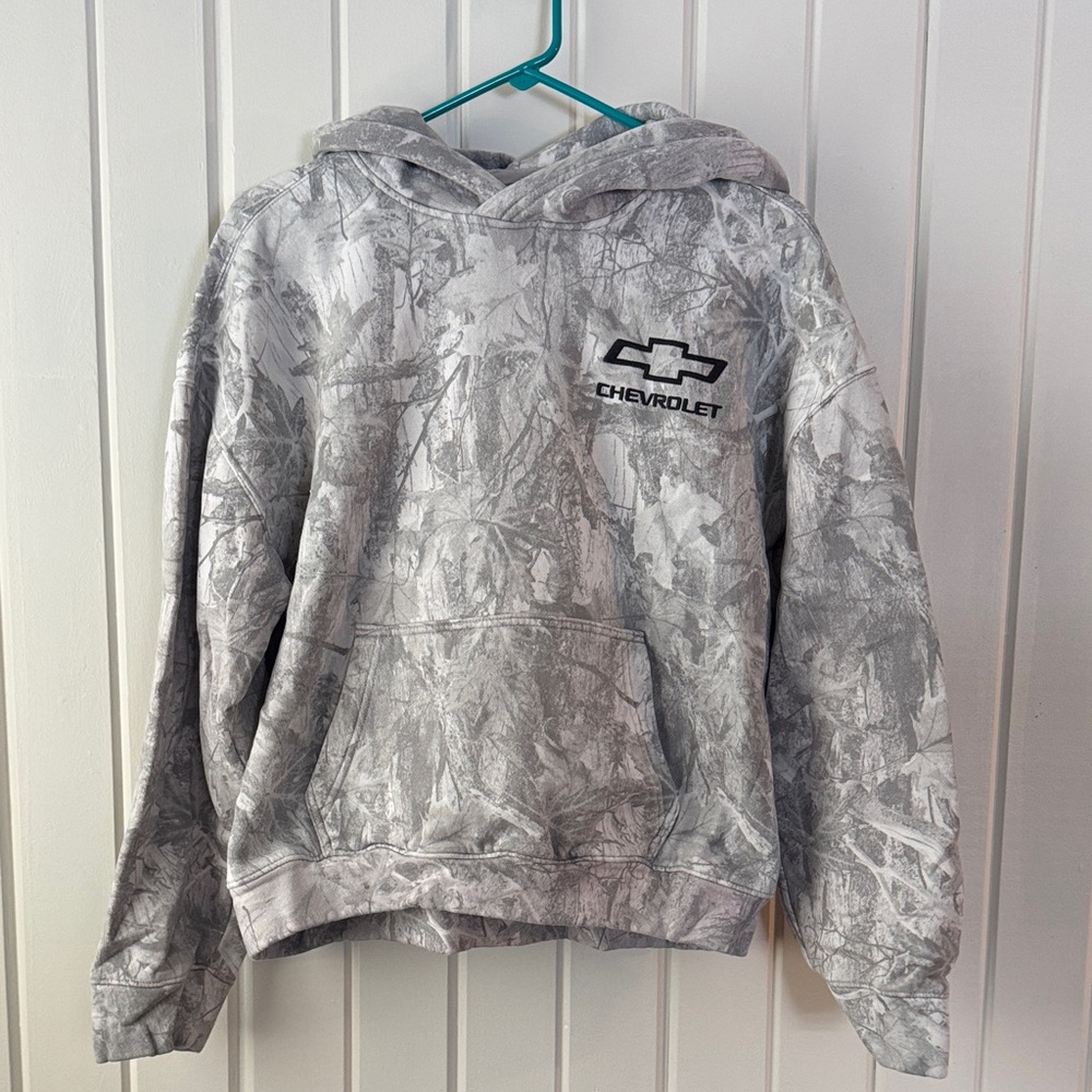 Hollister Gray Camouflage Hoodie